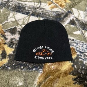Vintage Y2K Orange County Choppers Beanie Touqe